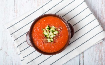 Gazpacho fragole e verdura