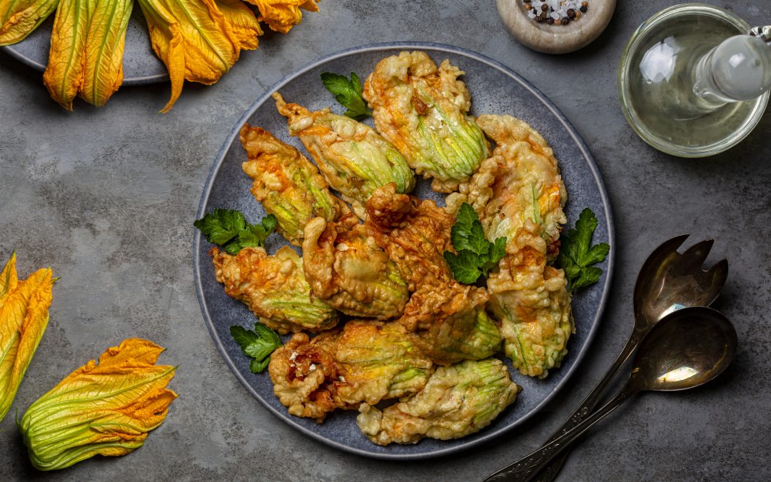 Fiori di zucca alla romana